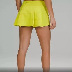 Lululemon tall skirt- yellow serpentine